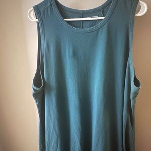 Universal Standard Teal Sleeveless Midi Dress